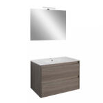 Leziter Porto Prime 80 mobilier de baie complet în nisip roșu (POPR80RSZRSZ)