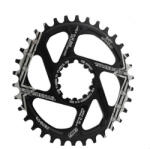 Spyral Speed MTB első lánckerék, 34T, narrow-wide, GXP direct mount, 3 mm offset, 10-12s, alumínium, fekete