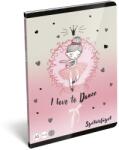 LIZZY Szótárfüzet LIZZYSULI A/5 32 lapos 31-32 Tiny Dancer Lovely Ballerina (7500173003) - vectraline