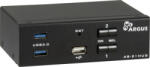 Inter-Tech Comutator KVM Inter-Tech AC-21HUS HDMI 4K60Hz negru (88887409)