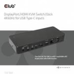 Club 3D Club3D Docking Station Displayport/HDMI KVM, USB-C, PD