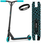 SOKE Evo Kaszkadőr Roller Fekete - 83cm, 10cm 88A Pu Kerekek, ABEC-9 Csapágy, Y Kormány, Flex Fender Fék, Tripla Alumínium Bilincs, Maximum 100kg