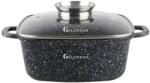 Goldmann Oală cu dozator Goldmann GM-1224, Acoperire Marmorat, Inducție, Negru - 6.5 l