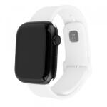 Fixed Curea Fixed Silicone Sporty pentru Apple Watch 49mm / 46mm / 45mm / 44mm / 42mm Series, Alb (FIXSST2-434-WH)