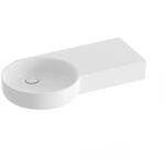 RAVAK ARC 83/43 mosdó jobb fehér, túlfolyó és csaptelep furat nélkül XJXP1383000 (XJXP1383000)