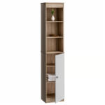 Deuba Dulap baie 170x34x26 cm - maro/alb
