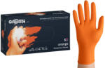 ZARYS Ipari nitril kesztyű, púdermentes narancs 50db - L