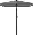 SONGMICS 2 x 1, 5 m téglalap alakú napernyő UPF 50+ UV védelemmel, 30° dönthető, szürke (EUZ-GPU048G01) - prodis