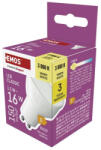 EMOS Classic 1, 3W (16W) 150lm 3000K ZQ8EL2 GU10/MR16 LED izzó (EMOS-ZQ8EL2)