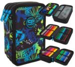 COOLPACK Jumper 3 Tolltartó Colorino Felszereléssel 3 Rekeszes Gördeszka Night (500437)