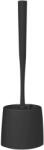 BISK Ida WC-kefe, fekete, 10.7cm átmérőjű, 36.5cm magas (07607)