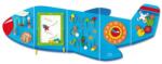 Viga Toys Jucarie de perete multifunctional XXL, Avion, 180 cm (VIG50673)