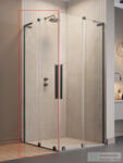 Radaway Furo SL KDD 100B zuhanykabin balos zuhanyajtó, szálcsiszolt fegyvermetál 10305100-92-01L (10305100-92-01L)
