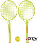 Eddy Toys Teniszütő szett gyerekeknek 2 ütő 1 labda zöld (871125232239)