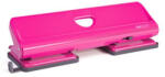 Rapesco Lyukasztó, négylyukú, 22 lap, fém, RAPESCO "720", pink (IR1385) - tintasziget
