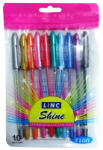 Linc Shine Glitter 10db-os vegyes színű zseléstoll (LNV3090) - tintasziget