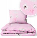 Ankras Ágyneműhuzat 160x100 Gyerek 2EL 100x160 Kiságyhoz (P-2 160/100 50/60 MISIE GŁÓWKI RÓŻOWE)