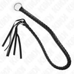  KINK - fekete markolatú kígyó ostor 65 cm (ESD-240685A11X)