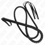 Kink Impact & Touch KINK - hosszú fekete kígyóbőr ostor 210 cm (ESD-240682A11X)