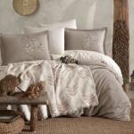 CLASY® Home Set lenjerie de pat cu cuvertura muselina 7 piese, Clasy Home Loreva V1