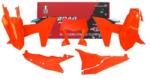 RTECH Plastic Kit 6 Pcs With Left Airbox Cover & Orange Headlight Plastic - R-kitktm-an0-624 (r-kitktm-an0-624)