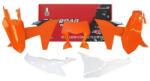RTECH Plastic Kit 6 Pcs With Left Airbox Cover & Orange Headlight Plastic - R-kitktm-oem-624 (r-kitktm-oem-624)