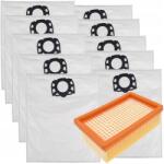 Renew Force 10x Porzsák Szűrő Karcher WD4 WD5 WD6 Prem KWD6 MV4 MV5 MV6 Porszívóhoz (KARCHER WORKI NA ŚMIECI DO DOKURZACZY)