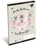 LIZZY Füzet vonalas LIZZYSULI A/5 32 lapos 21-32 4-8. osztályos Tiny Dancer Lovely Ballerina (7500170003)