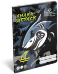 LIZZY Füzet kockás LIZZYSULI A/5 32 lapos 27-32 Shark Attack (7500171007)