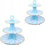  Muffin Tészta Állvány, Édességtartó 2db Kék (patnie)