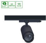 SpectrumLED PAVA POINT 6 háromfázisú sínes lámpa, 6/20W, 8/45°, CRI 90, Természetes fehér, Fekete SLI033040NW_PW SpectrumLED (SLI033040NW_PW)