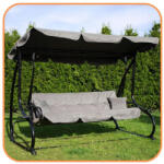 mx Szürke 4 személyes kerti hintaágy (mx003)