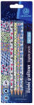 Astra Grafitceruza ASTRA PEN Patterns háromszögletű HB 4 db/bliszter (206023014) - fotoland
