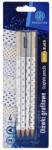 Astra Grafitceruza ASTRA PEN Gold&Black háromszögletű HB 4 db/bliszter (206023015) - fotoland