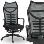  Irodai szék Forgószék Ergonomikus fekete Acton (fotel gabinetowy biurka krzesło ergonomiczne)