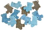  Figurine ursuleti lemn color pentru aranjamente florale set 12 buc (45230)