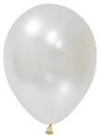 Balonevi lufi, 12" 30cm, 100db/cs, Metallic White, Metál Fehér (LUFI599684) Lufi