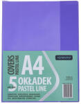 ASTRA Füzetborító ASTRA PAP A/4 bújtatós pvc neon pasztell színek 5 db/csomag (124024006) - papir-bolt