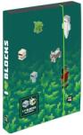 KARTON P+P Dosar cu elastic, A4, Minecraft Playworld Jumbo , Oxybag