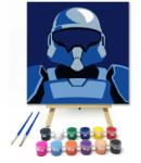  Bátor űrhős sisakja - gyerek számfestő készlet