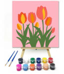  Tündéri tulipáncsokor - gyerek számfestő készlet