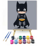  Bátor éjjeli hős mosolya - gyerek számfestő készlet