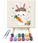  Kisnyuszi répával - gyerek számfestő készlet