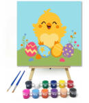  Boldog kiscsibe - gyerek számfestő készlet