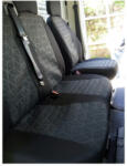  Set huse scaune dedicate Fiat Ducato 2006+ (2+1) fractionate, negru (140717-3)
