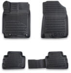  Covorase cauciuc tip tavita pentru Hyundai Kona 2018+ set 4 buc, negru (191022-19)