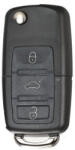  Carcasa cheie tip briceag cu 3 butoane, lamela inclusa, ART-095 (161216-1)