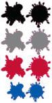  Abtibild pata de vopsea tip TAG din ORACAL, culori diverse (set 2 buc. ) (141122-15)