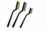  Set 3 perii de sarma pentru curatare metal cu maner ergonomic, QTG2-11 (151222-22)