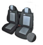 Set huse scaun camion Mercedes-Benz FLEX, 2 piese, negru/gri (241123-1)
